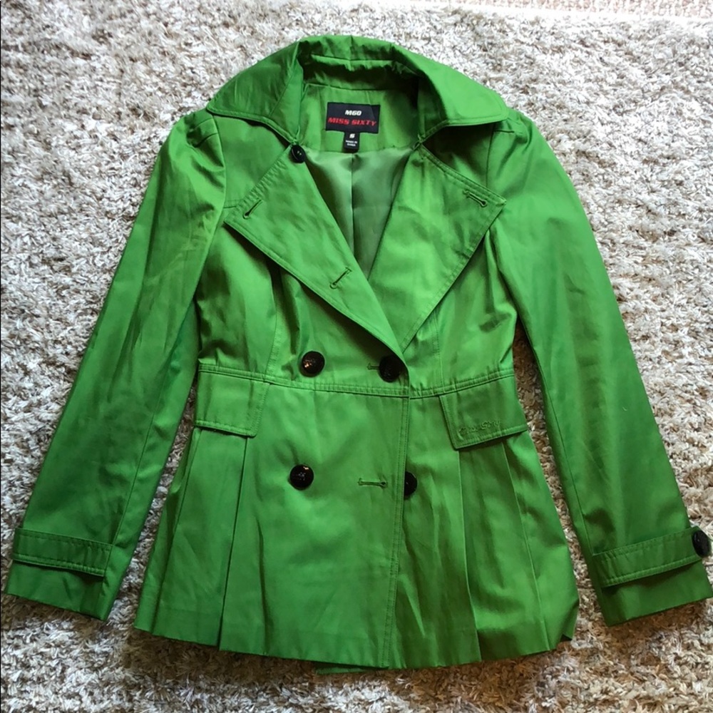 COPY - Kelly green raincoat
